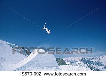 Stock Photo - freestyle skier. 
fotosearch - search 
stock photos, 
pictures, images, 
and photo clipart