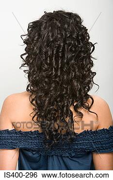 Banco de Imagem - parte traseira, 
 vista,  jovem, 
 mulher. fotosearch 
- busca de fotos, 
imagens e clipart