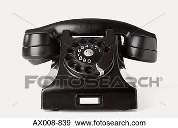 Stock Photograph - close-up of a 
rotary phone. 
fotosearch - search 
stock photos, 
pictures, images, 
and photo clipart