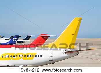 Stock Photo - tail fin of an 
aeroplane. fotosearch 
- search stock 
photos, pictures, 
images, and photo 
clipart