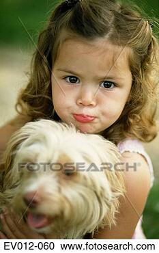 Stock Photography - girl with dog. 
fotosearch - search 
stock photos, 
pictures, images, 
and photo clipart