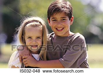 Stock Photo - brother and sister. 
fotosearch - search 
stock photos, 
pictures, images, 
and photo clipart
