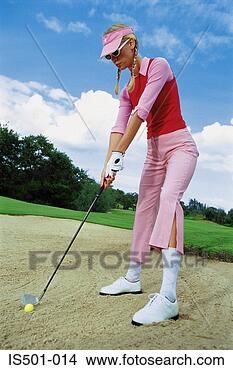 Banques de Photos - femme, jouer, 
golf. fotosearch 
- recherchez des 
photos, des images 
et des cliparts