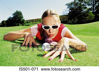 Banques de Photographie - femme, jouer, 
golf. fotosearch 
- recherchez des 
photos, des images 
et des cliparts