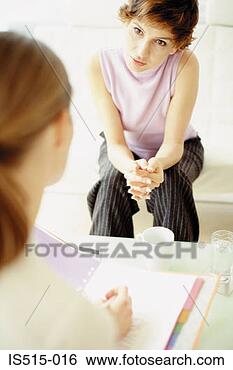 Stock Photo - two women on a 
job interview. 
fotosearch - search 
stock photos, 
pictures, images, 
and photo clipart