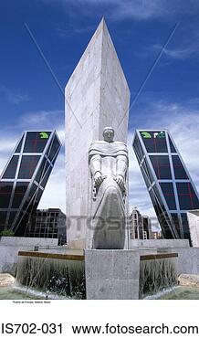 Stock Photography - puerta de europa, 
madrid, spain. 
fotosearch - search 
stock photos, 
pictures, images, 
and photo clipart