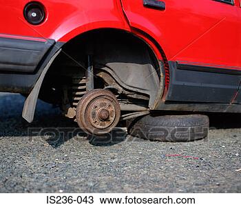 Stock Photo - car without wheel. 
fotosearch - search 
stock photos, 
pictures, images, 
and photo clipart