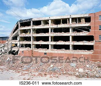 Stock Photography - demolition site. 
fotosearch - search 
stock photos, 
pictures, images, 
and photo clipart