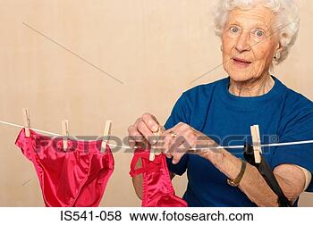 Stock Photo - elderly woman 
hanging out sexy 
underwear. fotosearch 
- search stock 
photos, pictures, 
images, and photo 
clipart