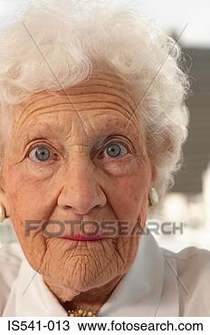 Stock Photo - portrait of elderly 
woman. fotosearch 
- search stock 
photos, pictures, 
images, and photo 
clipart