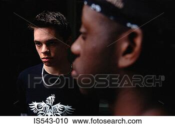 Stock Photography - hostile teenagers. 
fotosearch - search 
stock photos, 
pictures, images, 
and photo clipart