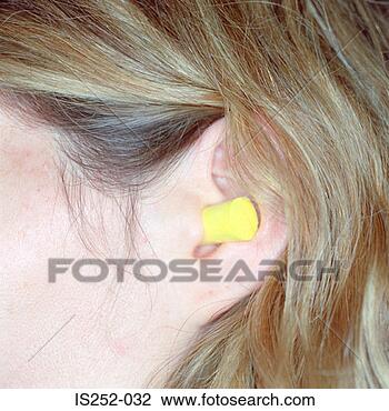 Stock Photo - ear plug. fotosearch 
- search stock 
photos, pictures, 
images, and photo 
clipart