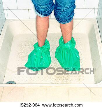 Stock Photo - keeping the feet 
dry. fotosearch 
- search stock 
photos, pictures, 
images, and photo 
clipart