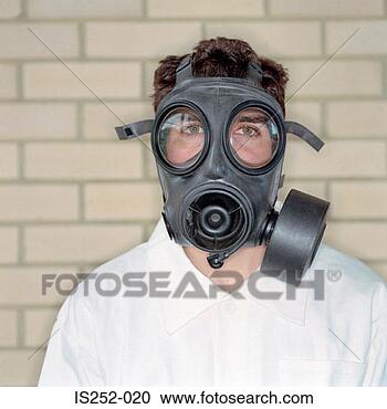 Stock Photography - man in gas mask. 
fotosearch - search 
stock photos, 
pictures, images, 
and photo clipart