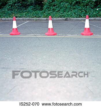 Stock Photography - traffic cones. 
fotosearch - search 
stock photos, 
pictures, images, 
and photo clipart