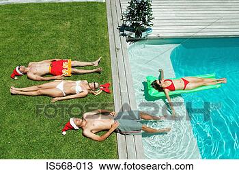 Stock Photo - christmas by the 
swimming pool. 
fotosearch - search 
stock photos, 
pictures, images, 
and photo clipart