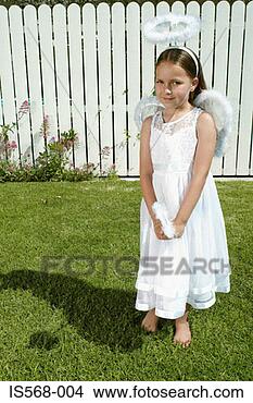 Stock Photo - girl in angel 
costume. fotosearch 
- search stock 
photos, pictures, 
images, and photo 
clipart