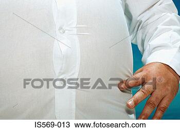 Stock Photo - overweight man 
in tight shirt. 
fotosearch - search 
stock photos, 
pictures, images, 
and photo clipart