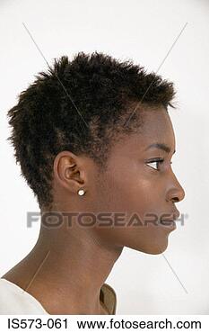 Stock Photography - profile of african 
american woman. 
fotosearch - search 
stock photos, 
pictures, images, 
and photo clipart