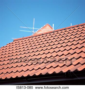 Stock Image - tiled roof and 
scaffolding. fotosearch 
- search stock 
photos, pictures, 
images, and photo 
clipart