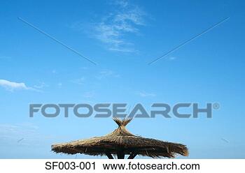 Stock Photography - beach hut roof. 
fotosearch - search 
stock photos, 
pictures, images, 
and photo clipart