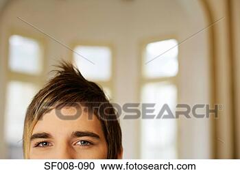 Stock Photography - man with funky 
hairstyle. fotosearch 
- search stock 
photos, pictures, 
images, and photo 
clipart