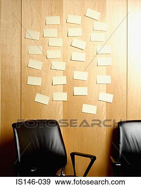 Stock Photograph - adhesive notes 
on office wall. 
fotosearch - search 
stock photos, 
pictures, images, 
and photo clipart