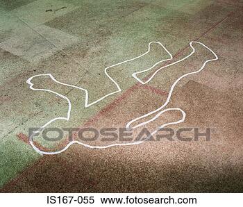 Stock Image - chalk outline 
of a body. fotosearch 
- search stock 
photos, pictures, 
images, and photo 
clipart