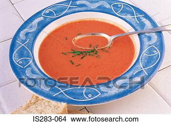 Stock Photo - gazpacho soup. 
fotosearch - search 
stock photos, 
pictures, images, 
and photo clipart