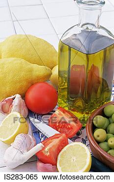 Stock Image - mediterranean 
ingredients. fotosearch 
- search stock 
photos, pictures, 
images, and photo 
clipart