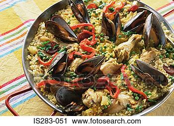 Stock Photography - paella. fotosearch 
- search stock 
photos, pictures, 
images, and photo 
clipart