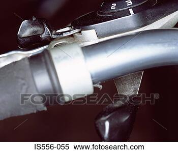 Stock Image - bicycle handlebar. 
fotosearch - search 
stock photos, 
pictures, images, 
and photo clipart