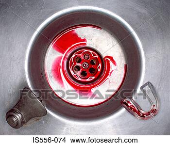 Stock Photo - blood and gumshield 
in sink. fotosearch 
- search stock 
photos, pictures, 
images, and photo 
clipart