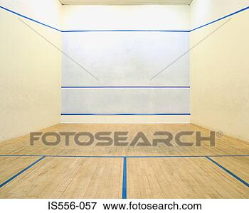 Picture - empty squash court. 
fotosearch - search 
stock photos, 
pictures, images, 
and photo clipart