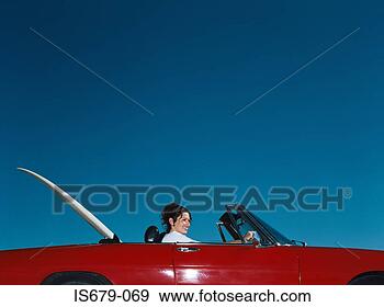 Stock Photograph - woman driving 
convertible. fotosearch 
- search stock 
photos, pictures, 
images, and photo 
clipart
