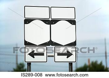 Stock Photo - blank highway 
signs. fotosearch 
- search stock 
photos, pictures, 
images, and photo 
clipart