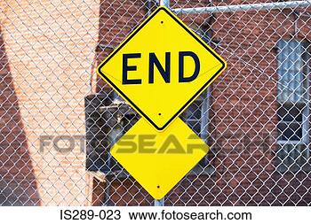 Stock Photo - end sign on a 
fence. fotosearch 
- search stock 
photos, pictures, 
images, and photo 
clipart