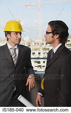 Stock Photography - two architects. 
fotosearch - search 
stock photos, 
pictures, images, 
and photo clipart