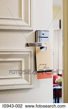 Stock Photo - sign on hotel 
room door. fotosearch 
- search stock 
photos, pictures, 
images, and photo 
clipart