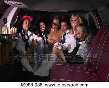 Stock Photo - five women and 
stripper in limousine. 
fotosearch - search 
stock photos, 
pictures, images, 
and photo clipart