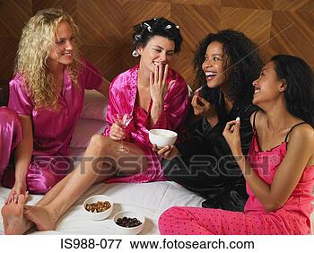 Picture - slumber party. 
fotosearch - search 
stock photos, 
pictures, images, 
and photo clipart