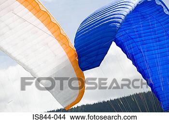 Stock Photo - two parachutes. 
fotosearch - search 
stock photos, 
pictures, images, 
and photo clipart