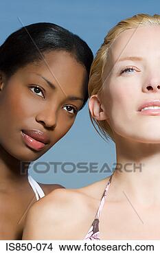 Stock Photo - portrait of two 
women. fotosearch 
- search stock 
photos, pictures, 
images, and photo 
clipart