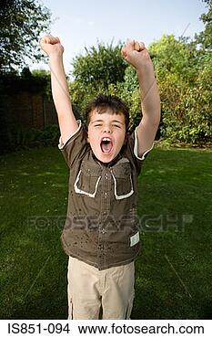 Stock Photo - boy shouting. 
fotosearch - search 
stock photos, 
pictures, images, 
and photo clipart