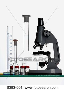 Stock Photography - microscope and 
flasks. fotosearch 
- search stock 
photos, pictures, 
images, and photo 
clipart
