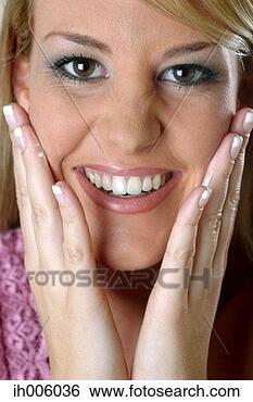 Stock Photo - woman smiling. 
fotosearch - search 
stock photos, 
pictures, images, 
and photo clipart