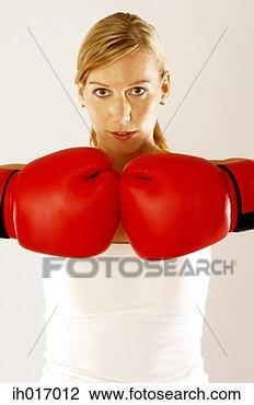 Stock Photo - female boxer. 
fotosearch - search 
stock photos, 
pictures, images, 
and photo clipart