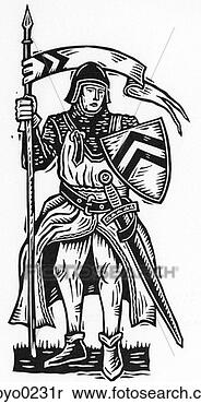 Stock Image - court, armor,costume, chainmail, black andwhite, crusader,3-d. fotosearch- search stockphotos, pictures,wall murals, images,and photo clipart