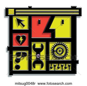 Banco de Imagem - ferramentas,  
 educação,   símbolos, 
  predios,   estrutura, 
  seta. fotosearch 
- busca de fotos, 
imagens e clipart