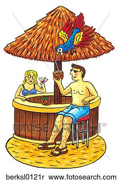 Hazır Görüntü - kuş,  bar,  bikini, 
 içecek,  barstool, 
 erkek arkadaş, 
 alkol. fotosearch 
- foto, resim, 
görüntü ve foto 
klipart ara